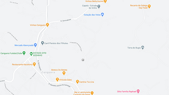 Imagem do google maps da localizacao do sitio